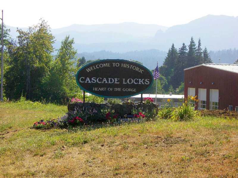 Cascade Locks, Oregon is built around the Columbia river, its people